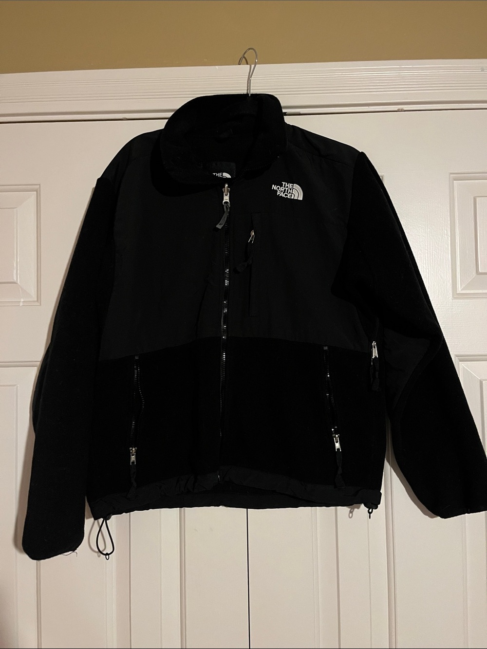 The North Face Black Fleece Jacket with Chest Logo